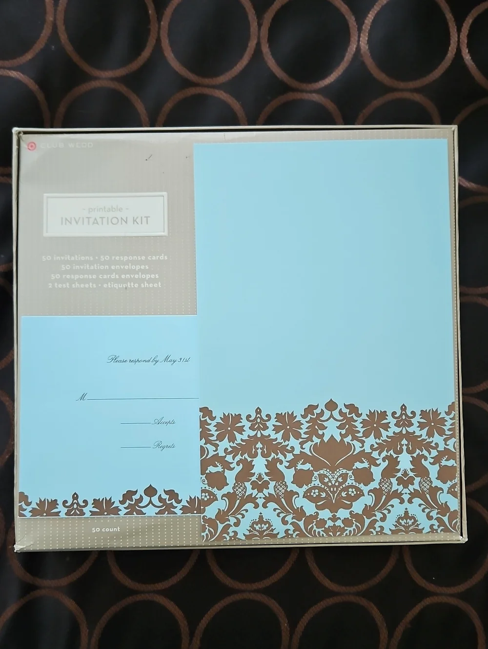 Printable Stationary Wedding Party Invitation Kit